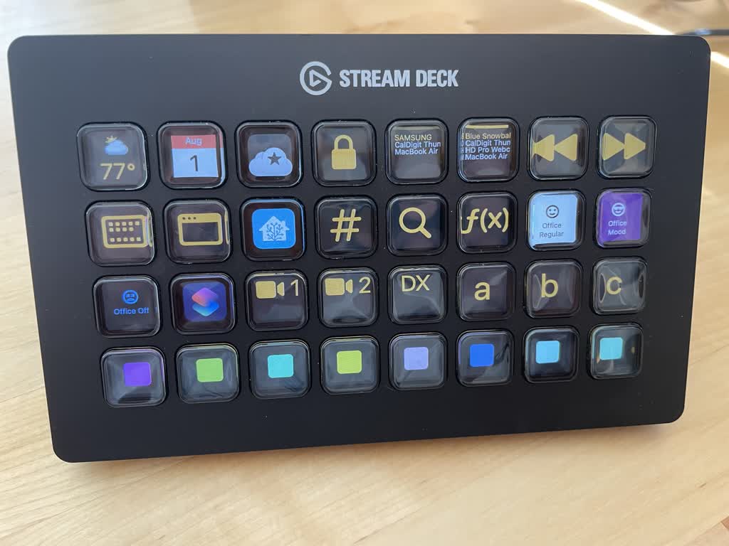 My Stream Deck and its buttons