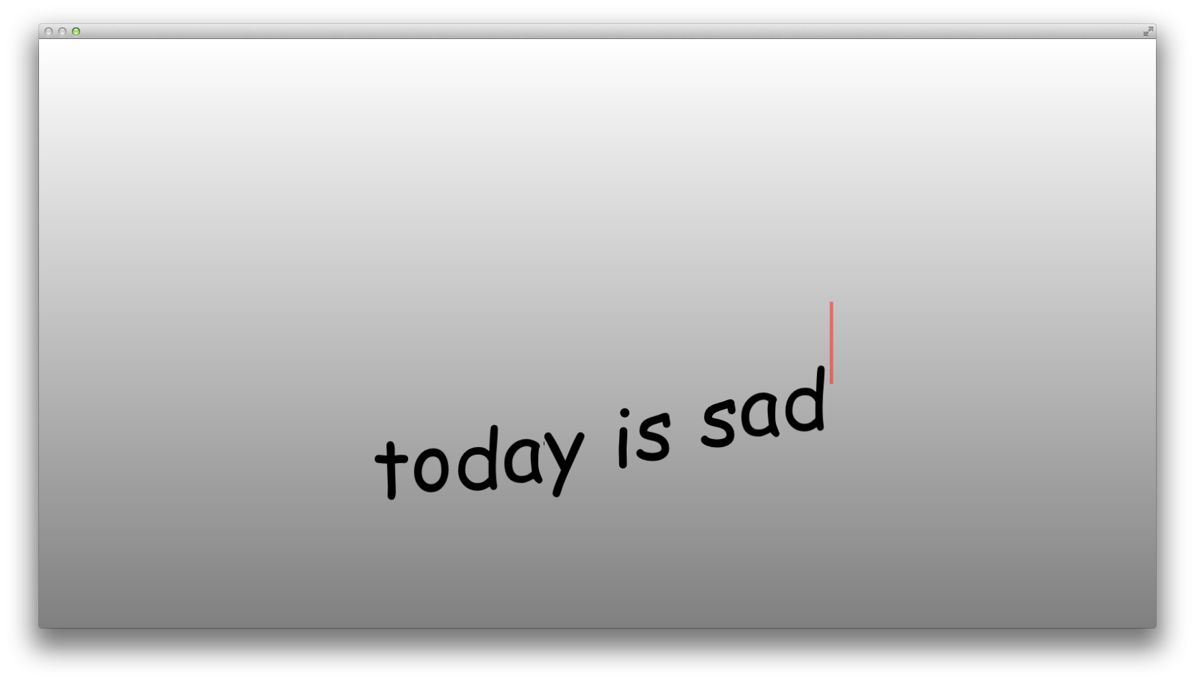 Emotive Text Screenshot